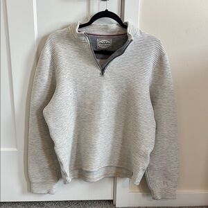 Gray Half-Zip Sweater